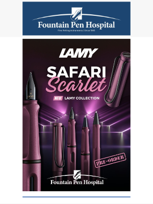 FountainPenHospital - Bold, Striking, Unmissable—LAMY Safari Scarlet Is Here!