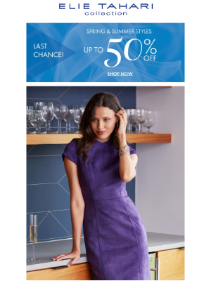 Elie Tahari - Did you 👀Up to 50% Off Style Savings