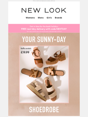 New Look (United Kingdom) - Forecast: sunshine and NEW shoes