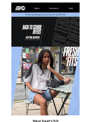 JD Sports (United Kingdom) - This month's latest. Some serious September heat