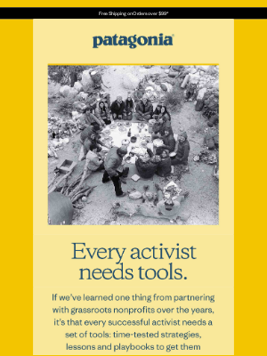 Patagonia - Our new book “Tools to Save Our Home Planet”
