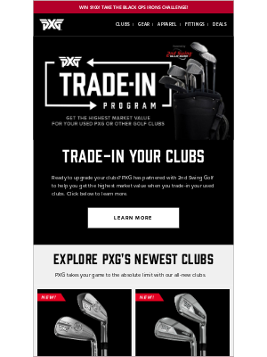 PXG - PXG’s New Club Trade-In Program