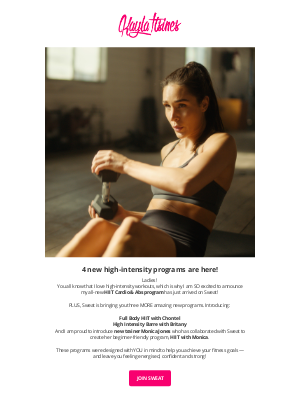 Kayla Itsines - Confidence is Sweat Made.