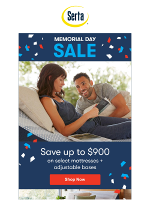 Serta - Save up to $900 this Memorial Day