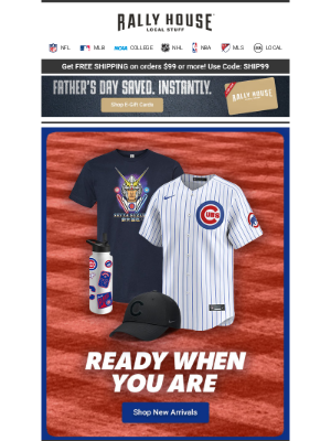 Rally House - New Cubs Gear Has Arrived 🐻