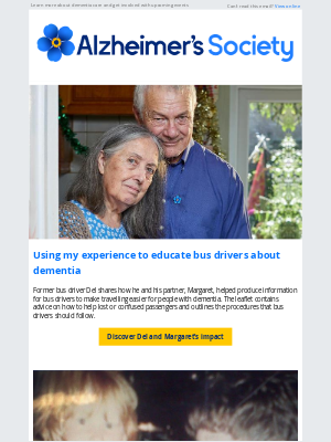 Alzheimer's Society - Making bus travel easier for people with dementia