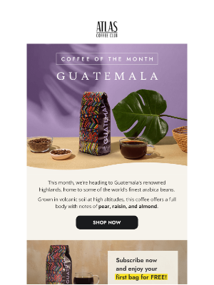 Atlas Coffee Club - 🔍 Revealed: Coffee of the month!