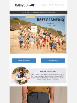 Toad&Co - Summer Camping? Try These Tips