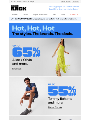Nordstrom Rack - Dresses up to 65% off: Alice + Olivia and more