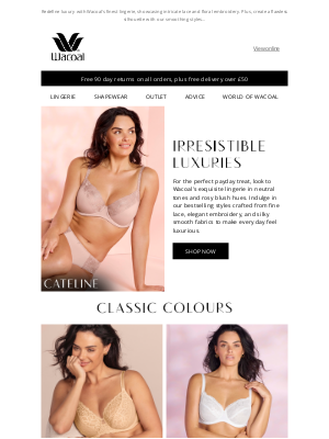 Wacoal (United Kingdom) - Spoil Yourself With Lingerie Luxuries