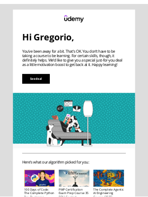 Udemy - Gregorio, what skills will help you build the career you want?