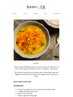 Ecco Bella - 😋Basic Yellow Lentil Daal recipe