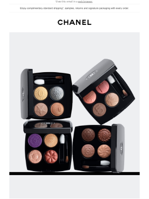 CHANEL - 4 palettes designed to stylishly dress up eyes
