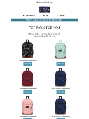 JanSport - Never hurts to look...