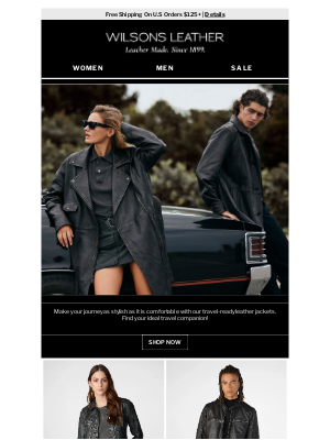Wilsons Leather - Explore The World In Style: Travel-Ready Leather.