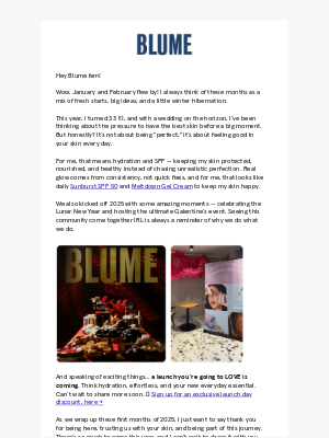 Meet Blume - 2025 so far + a little tease 👀