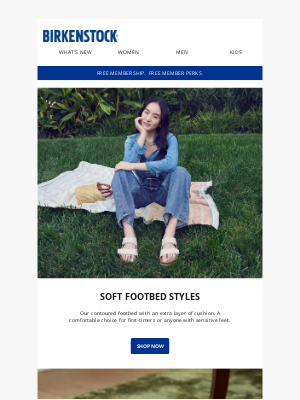 Birkenstock - New to footbeds? Start soft.