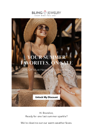 Bling Jewelry - Summer Closeout: 20% Off Everything