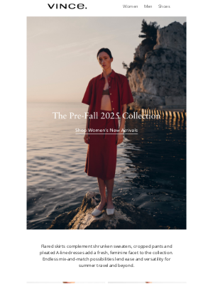 Vince - The Pre-Fall 2025 Collection Is Here