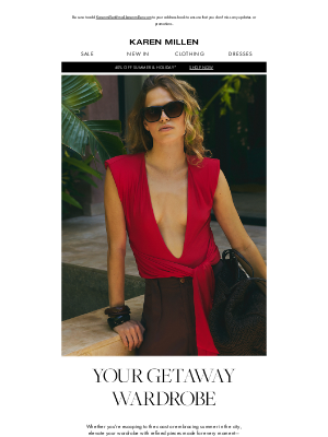 Karen Millen - From Departure to Destination