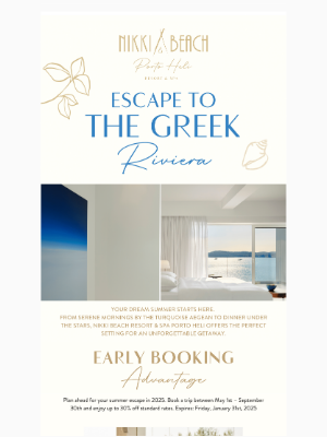 Nikki Beach - Dreaming of the Greek Riviera?