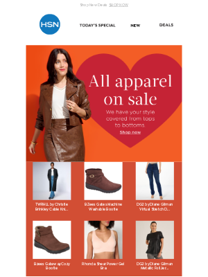 Home Shopping Network - Limited Time! Save on *All* Apparel