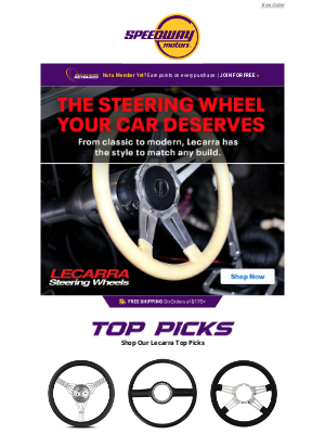 Speedway Motors - Lecarra Steering Wheels Provide the Ultimate Comfort, Performance, and Satisfaction