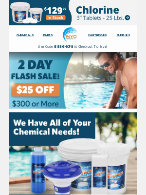 Inyopools - Your $25 OFF Discount Expires Friday!