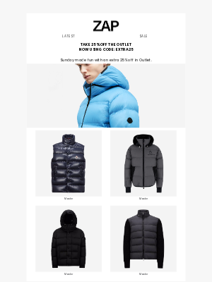 ZAP CLOTHING - Stay Warm This Winter With Moncler & Canada Goose