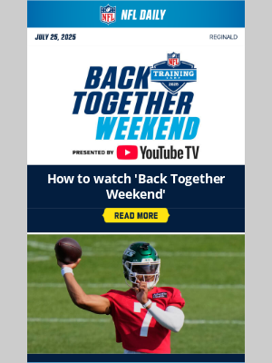 Kansas City Chiefs - 'Back Together Weekend' begins Saturday!