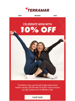 Terramar Sports - Celebrate Mom With 10% Off 🌷