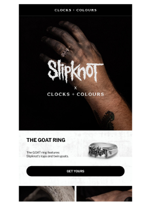 Clocks and Colours - The GOAT Ring x Slipknot