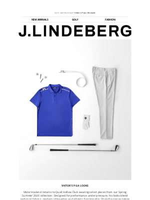 J.Lindeberg - Viktor Hovland’s Looks for the 2025 PGA Championship