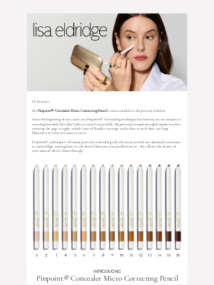 Lisa Eldridge - Introducing... Pinpoint® Concealer!