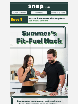 Snap Kitchen - ☀️ Stay Fit This Summer