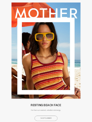 Mother Denim - RESTING BEACH FACE