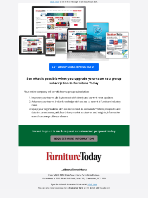 furniture today - See what is possible when you upgrade to a group subscription