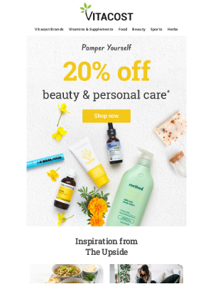 Vitacost - 20% Off Beauty & Personal Care 😍