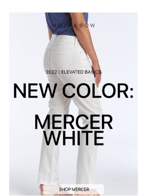 Mott & Bow - White jeans in the summer? Yes, please!