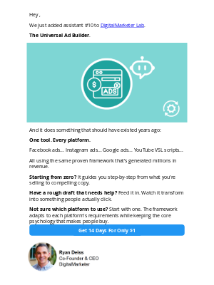 DigitalMarketer - From zero to ad in under 10 minutes