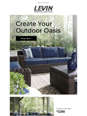 Marketing Strategy Campaigns Mailcharts, Levin Outdoor Furniture