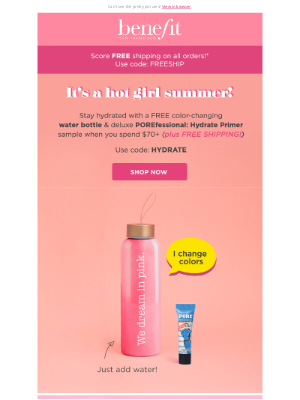 Benefit Cosmetics - Your hot girl summer starter pack 🔥