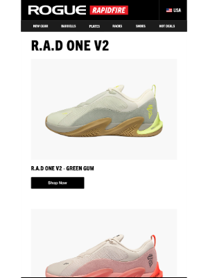 Rogue Fitness - Just Launched: R.A.D ONE V2