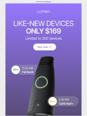Lumen - Limited to 200 units - Get Lumen for only $169!