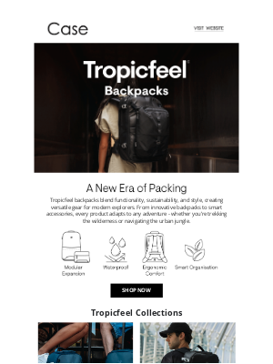 Case Luggage - NEW: Tropicfeel Backpacks - Perfect For Travel, Work and Everyday Adventures