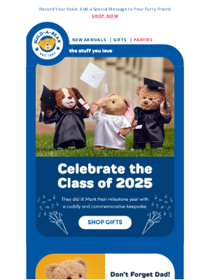 Build-A-Bear Workshop - Gifts for the Class of 2025! 🎓