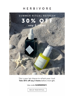 Herbivore Botanicals - Last chance 🐚 30% off