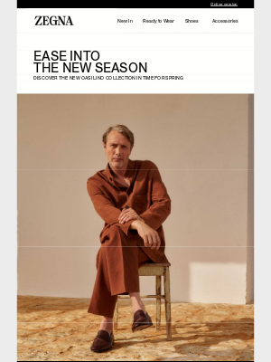 Ermenegildo Zegna - Ease into the new season