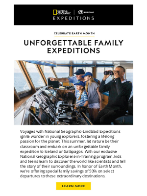 Lindblad Expeditions - Family Expeditions: Designed to Inspire Young Explorers