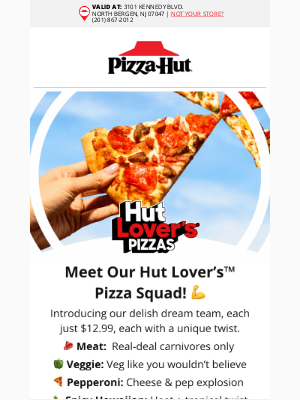 Pizza Hut - Ellis, meet your Lover’s® dream team! 🍕🦸